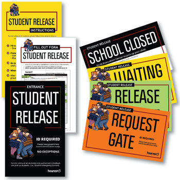 Student Release Sign Set