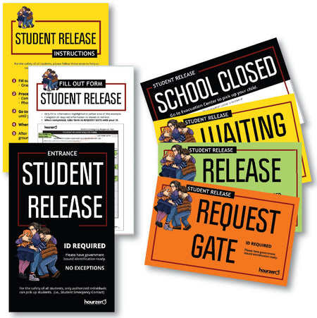 Student Release Sign Set
